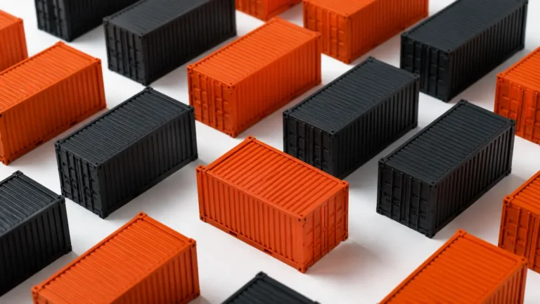 Docker containers representing software containerization