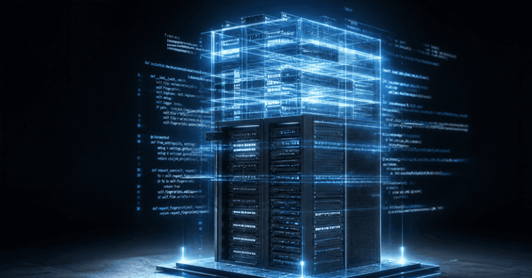 Infrastructure as Code diagram for automated server deployment
